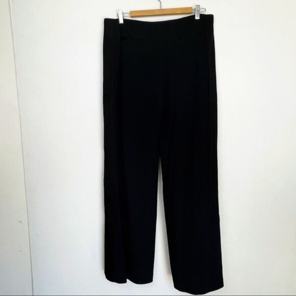 Diane Von Furstenberg Ryan Trouser Pants Black Size 10 NWT - Picture 4 of 10